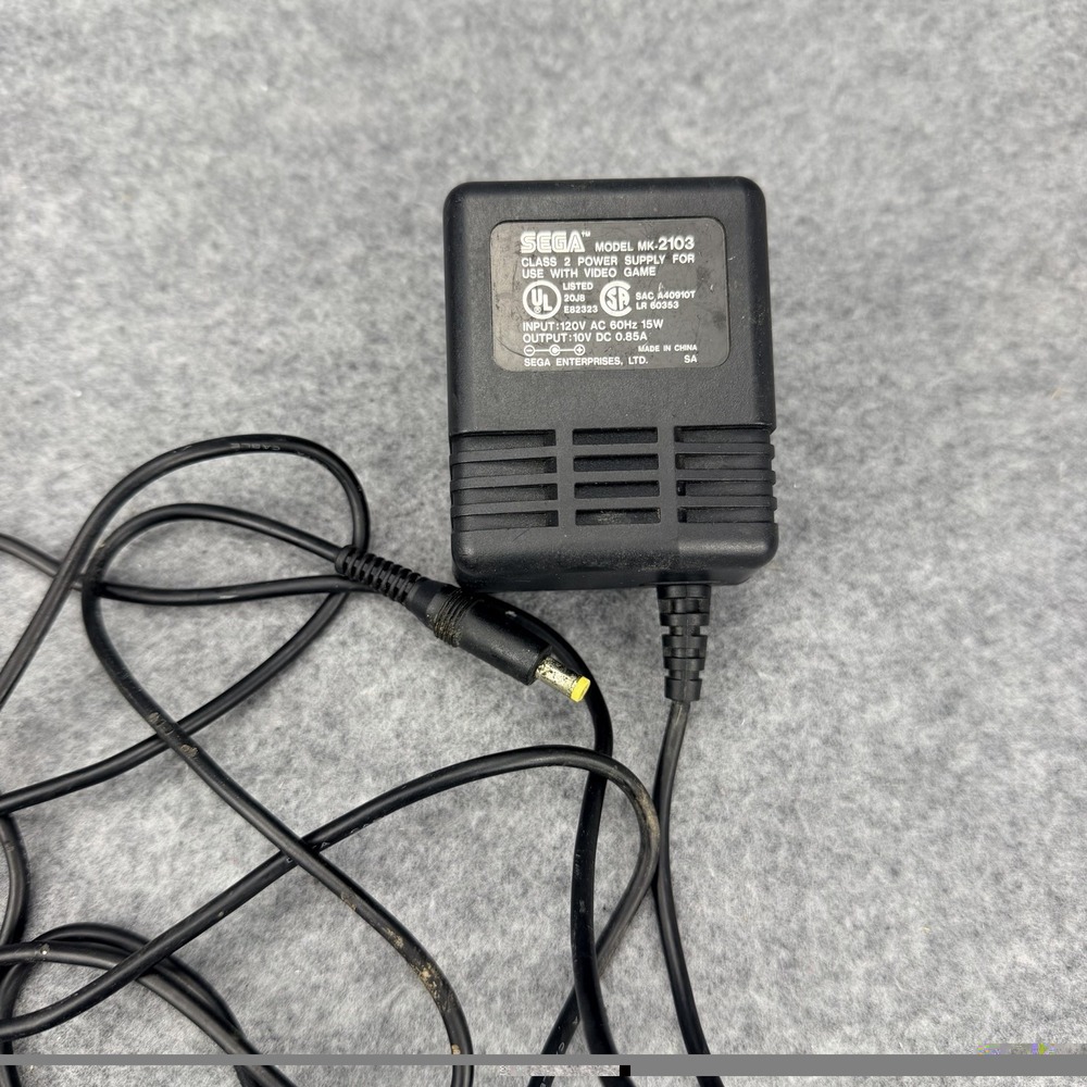 Genuine Sega Genesis 2 Original 10v OEM Power Supply MK-2103 Tested and Working